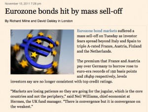 FT Eurozone Bonds story