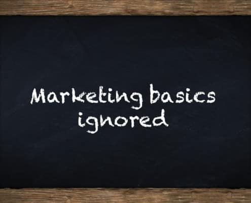 marketing basics ignored